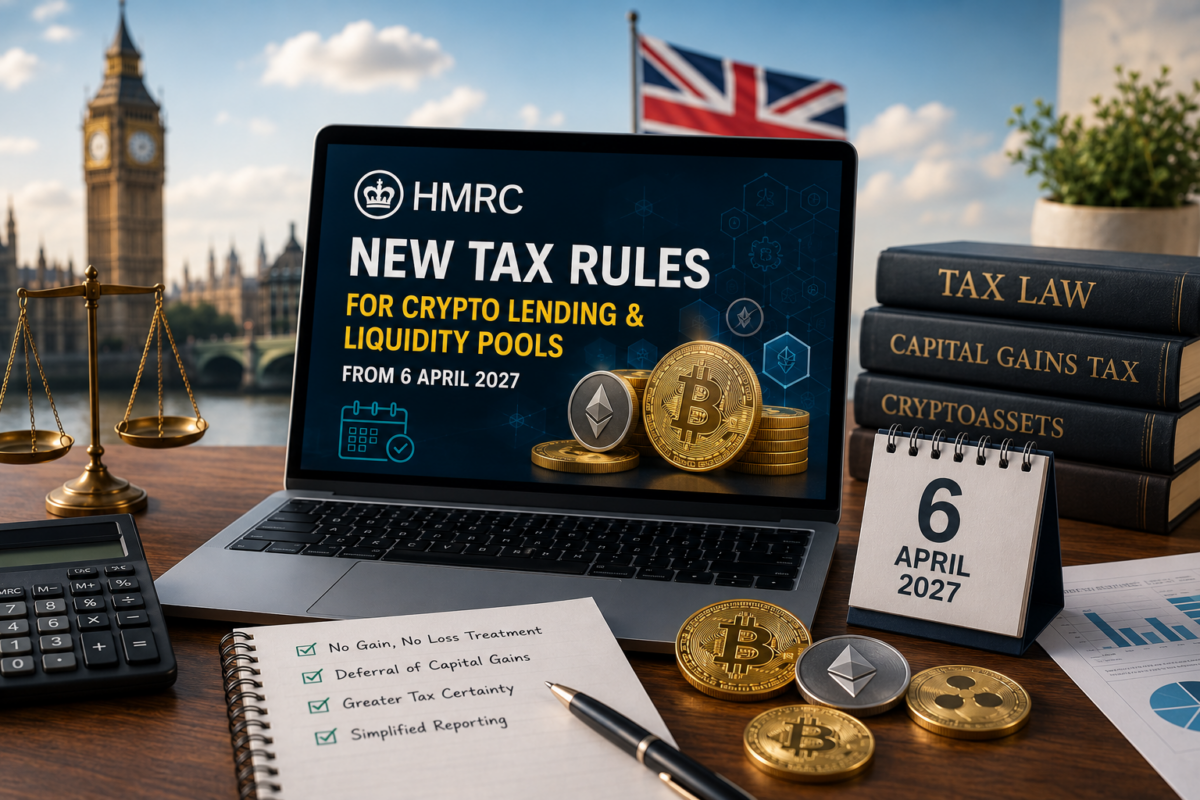 2-1200x800 HMRC Announces New Tax Rules for Crypto Lending and Liquidity Pools from 6 April 2027 
