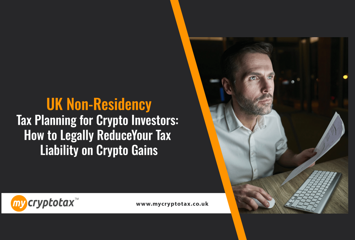 UK investor planning crypto tax strategy through non-residency rules.